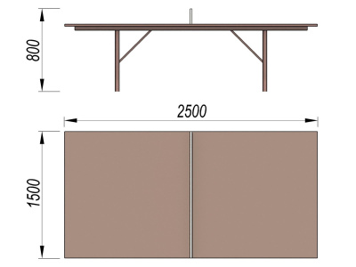 Теннисный стол МАФ 3517 в Улане-Удэ