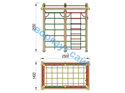 Детский спортивный комплекс ДСК 3108 в Улане-Удэ