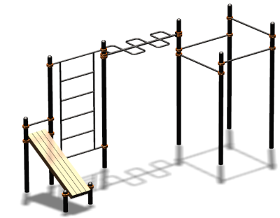 Спортивный комплекс воркаут ВС-74 в Улане-Удэ