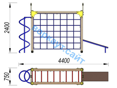 Детский спортивный комплекс Юниор ДСК 3105 в Улане-Удэ