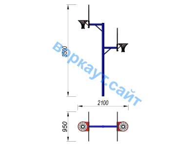 Баскетбольный щит двойной СИО 3511 в Улане-Удэ