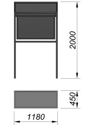 Информационный стенд МАФ 6006 в Улане-Удэ