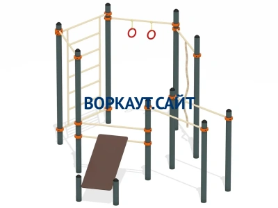 Спортивный комплекс воркаут ВС-49 в Улане-Удэ