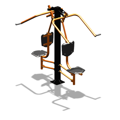 Уличный тренажер  "Верхняя тяга двойная"  УТ207 в Улане-Удэ