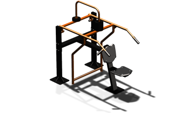 Силовой уличный тренажер  "Жим вверх сидя"  УТ403 в Улане-Удэ